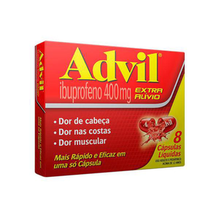 Imagem do produto Advil - Extra Alívio 400Mg 8 Cápsulas Líquidas