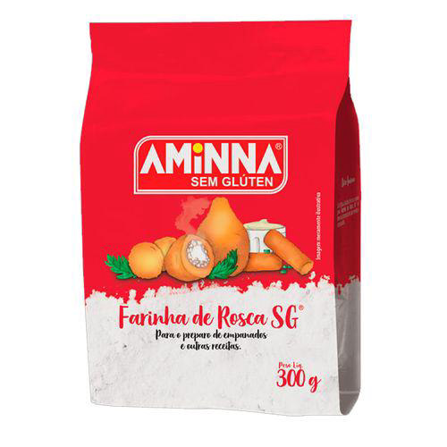 Imagem do produto Aminna Farinha De Rosca Sem Glúten 500G Aminna
