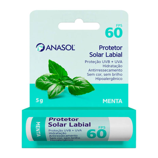 Imagem do produto Anasol Prot Solar Labial Menta Fps60 5G