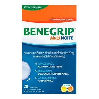 Imagem do produto Benegrip Multi Noite 12 Comprimidos