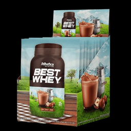 Imagem do produto Best Whey Protein Atlhetica Nutrition Leite, Cacau & Avela 12 Sachês