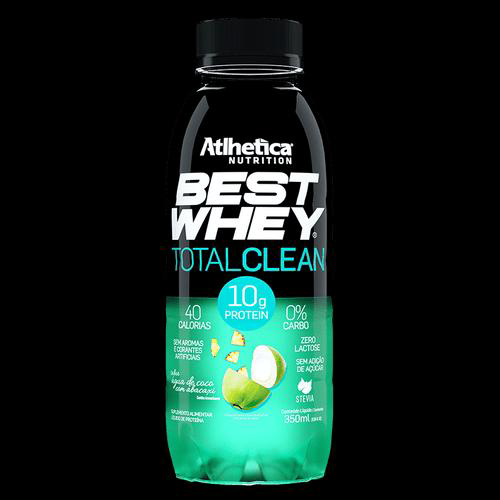 Imagem do produto Best Whey Total Clean 350G Agua De Coco Com Abacaxi Atlhetica Nutrition
