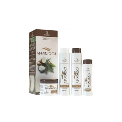 Imagem do produto Kit Shampoo + Condicionador + Máscara + Creme Para Pentear Bio Instinto Mandioca