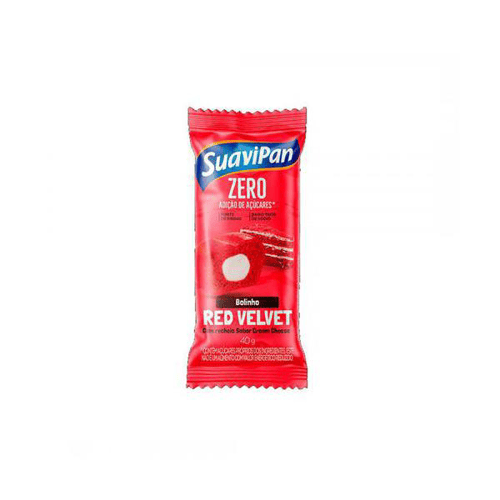 Imagem do produto Bolinho Diet Red Velvet C/ Cream Cheese 40G Suavipan