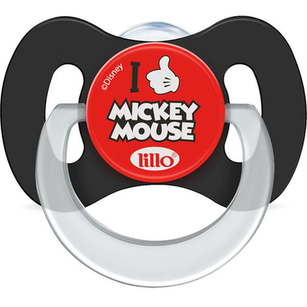 Imagem do produto Chupeta Lillo Disney Mickey Mouse Silicone Ortodôntica Tamanho 1 De 0 A 6 Meses 1 Unidade