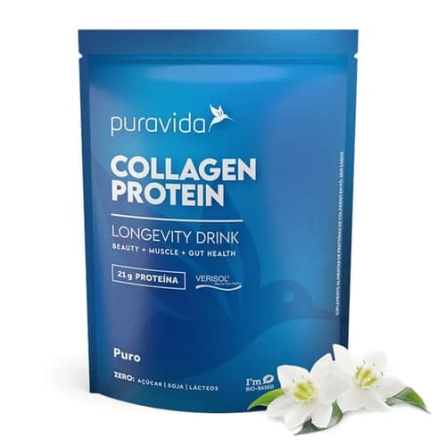 Imagem do produto Colageno Protein Puravida Puro 450G
