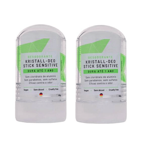 Imagem do produto Kit 2 Desodorantes Stick Kristall Sensitive 60G Alva Use Orgnico