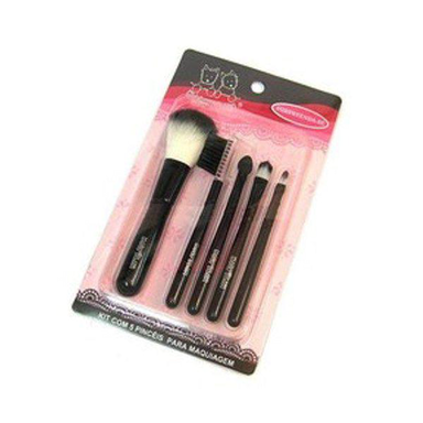 Imagem do produto Kit Pincéis Para Maquiagem Macrilan Com 5 Unidades
