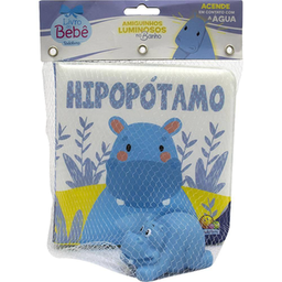 Imagem do produto Livro Do Bebê Amiguinhos Luminosos No Banho Com Hipopótamo Panvel Farmácias