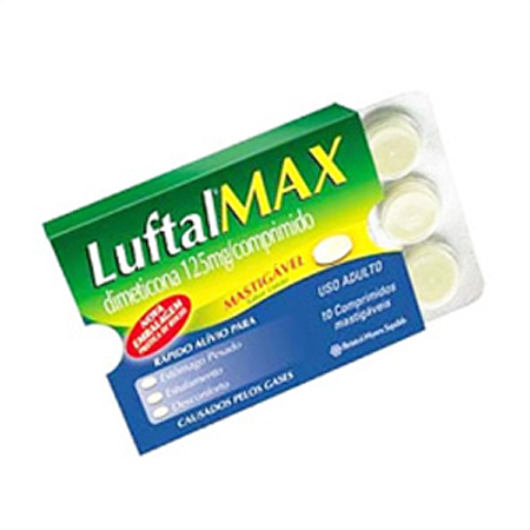 Imagem do produto Luftal - Max 10 Comprimidos Mastigáveis