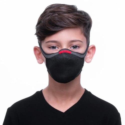 Imagem do produto Máscara De Proteção Fiber Reutilizável Infantil Tamanho 1 Preto