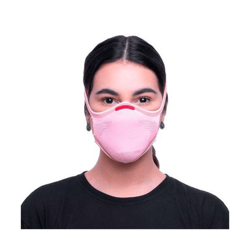Imagem do produto Máscara De Proteção Fiber Reutilizável Tamanho 1 Rosa