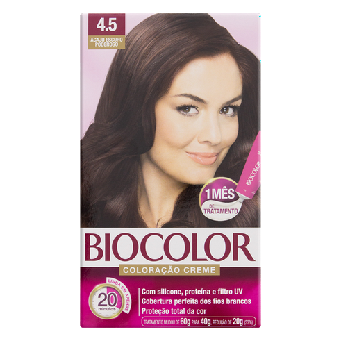 Imagem do produto Tintura - Biocolor Kit Creme 4.5 Acaju Escuro