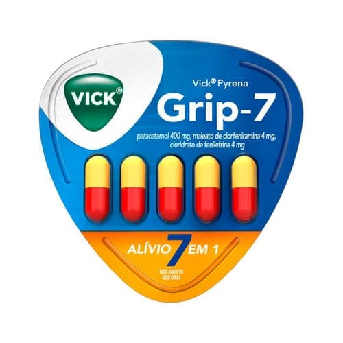 Imagem do produto Vick Pyrena Grip7 Com 5 Cápsulas
