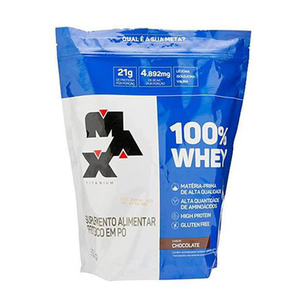 100% Whey Protein Sabor Chocolate Titanium 900G