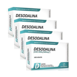 Imagem do produto 4X Desodalina 600Mg 4X60 Caps Sanibrás Sanibras