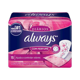 Absorvente Always - Prot. Diarios S/Perf C/15Un