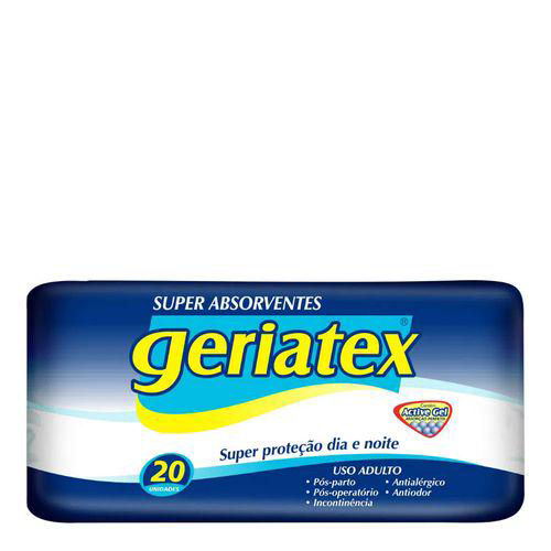 Absorvente Geriatex - Super 20Un