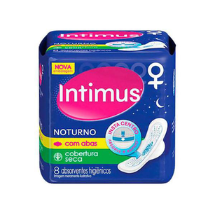 Absorvente Intimus - Gel Noturna C/A Seca C/8Un