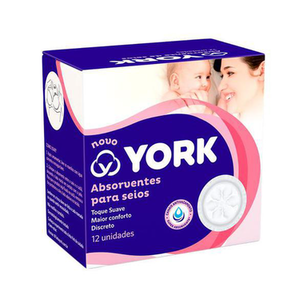 Imagem do produto Absorvente Para Seios York Com 12 Unidades