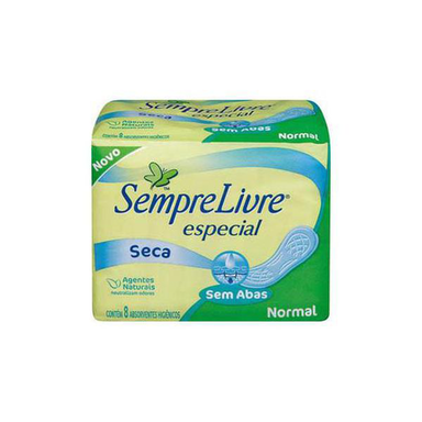 Imagem do produto Absorvente Sempre - Livre Esp M.seca S/Abas 8Un