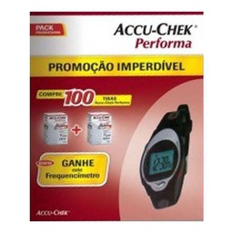 Imagem do produto Accuchek - Performa Promopack C 100 Tiras E Grátis 1 Monitor Cardíaco De Pulso C Contador Calórico Oregon Valid