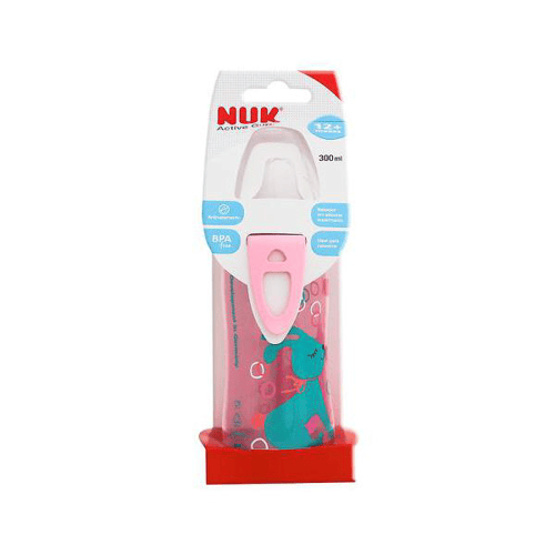 Imagem do produto Active Cup Copo Nuk Branco E Rosa Com 300Ml E 12 Meses