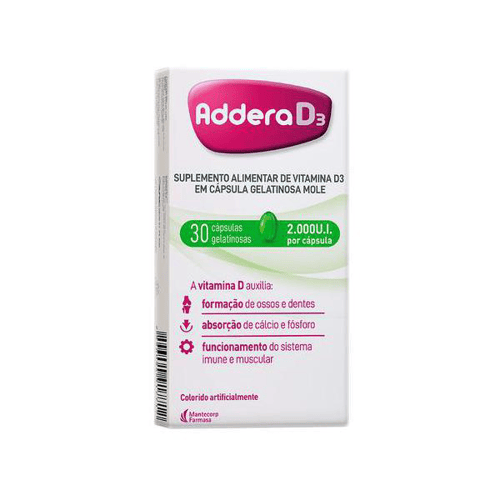 Addera D3 2000Ui - 30 Cápsulas