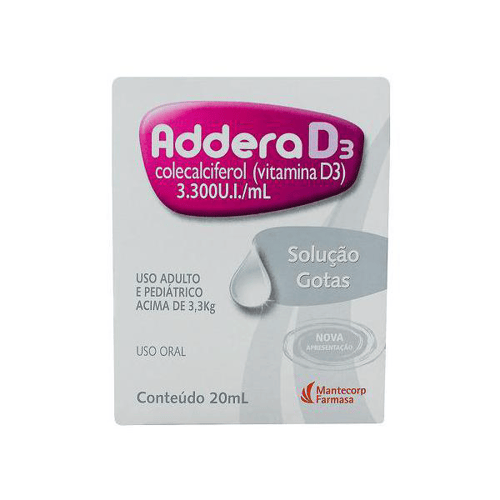 Imagem do produto Addera D3 3300Uiml - Gotas 20Ml