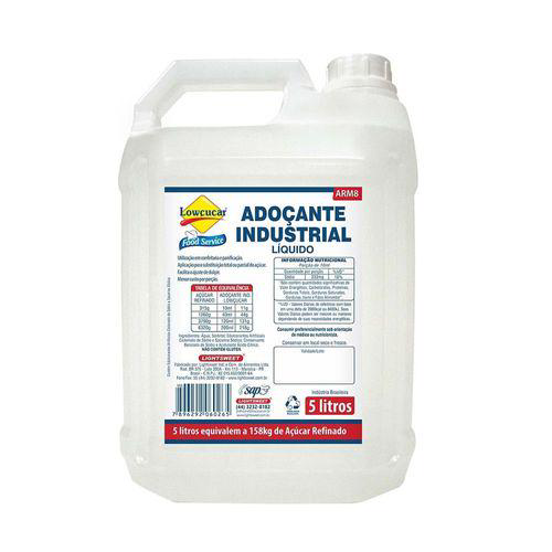 Adoçante Industrial Lowçucar 5Lt