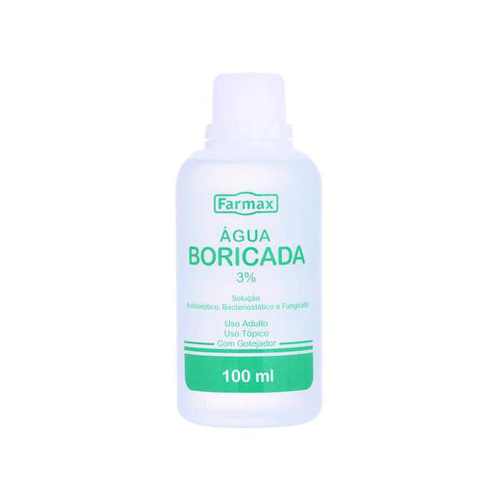 AGUA BORICADA FARMAX 100ML