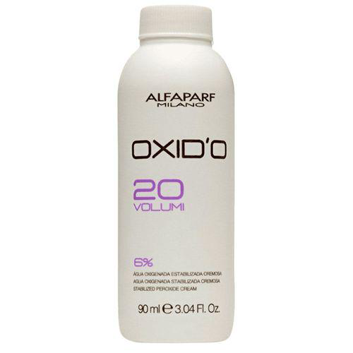 Água Oxigenada Estabilizada Cremosa 20 Vol Oxid'o 6% Alfaparf 90Ml