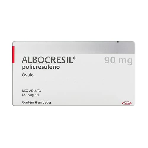 Albocresil 90Mg - 6 Óvulos