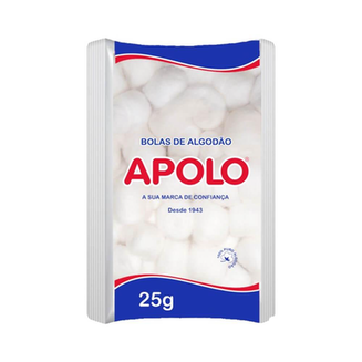 ALGODAO APOLO BOLA BRANCA  25 GRAMAS