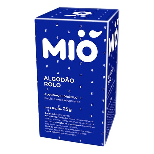 Imagem do produto Algodão Mio Rolo Hidrófilo 25G