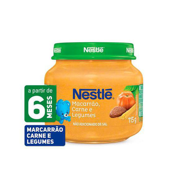 Alimento - Nestle Carne/Leg/Macarao 115G