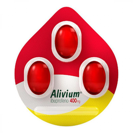 Imagem do produto Alivium Ibuprofeno 400Mg 3 Cápsulas