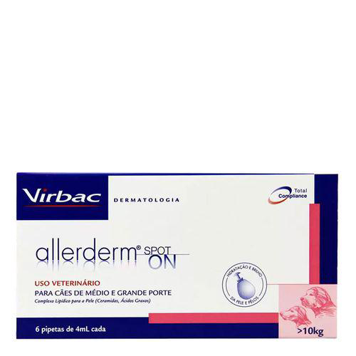 Allerderm Spot On Hidratante Para Cães E Gatos Allerderm Spot On 4Ml