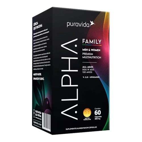 Imagem do produto Alpha Family Puravida 60 Cápsulas