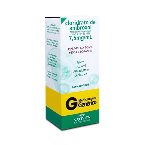 Ambroxol Solução Oral 7,5Mg Ml 50Ml - Nativita Genérico