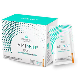 Aminnu 30 Sachês De 10G Tangerina Central Nutrition