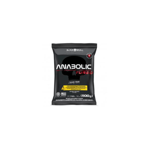 Anabolic Turbo Black Skull Sem Sabor Refil 500G