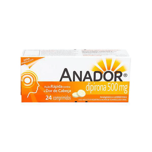 Anador 500Mg Com 24 Comprimidos