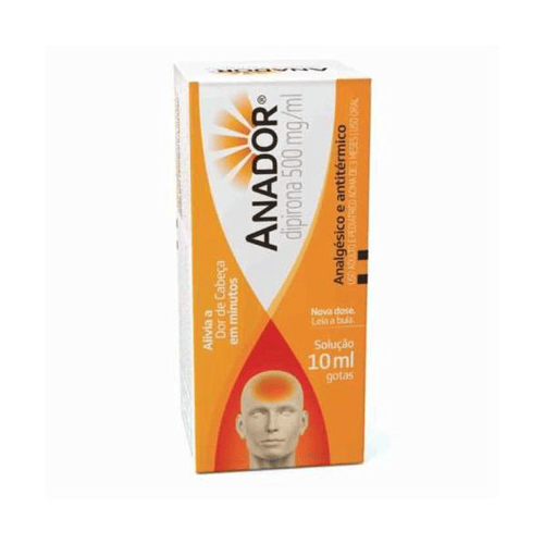 Imagem do produto Anador - 500Mg/Ml Solução De Uso Oral Frasco Gotas 10Ml