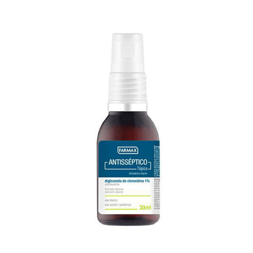 Antisséptico De Clorexidina 1% Farmax Com 30 Ml