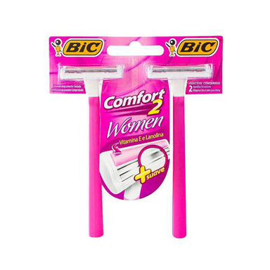 Aparelho De Barbear Bic Confort Twin Women Com 2 Unidades