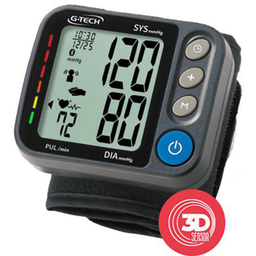 Aparelho De Pressão Digital De Pulso 3D Sensor Gp480bt Gtech Com Conexão Bluetooth