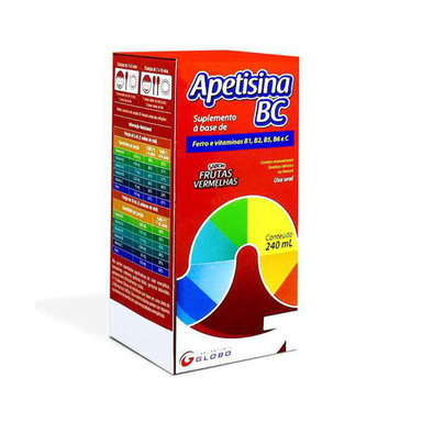 Imagem do produto Apetisina Bc Frutas Vermelhas Globo 240Ml