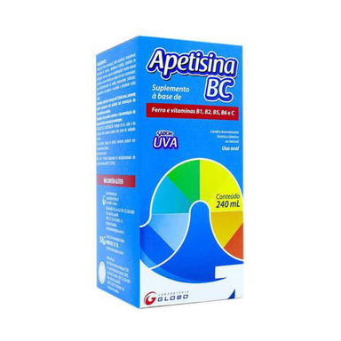 Imagem do produto Apetisina Bc Sabor Uva Globo 240Ml