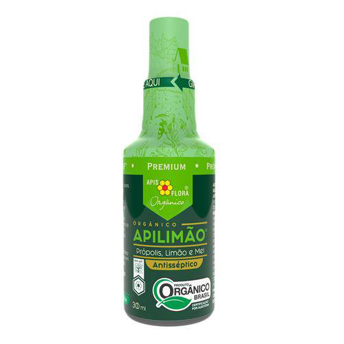 Apilimao Spray Organico Propolis, Limão E Mel 30Ml